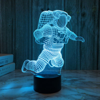 Astronaut 3D small night light USB port plug in bedside