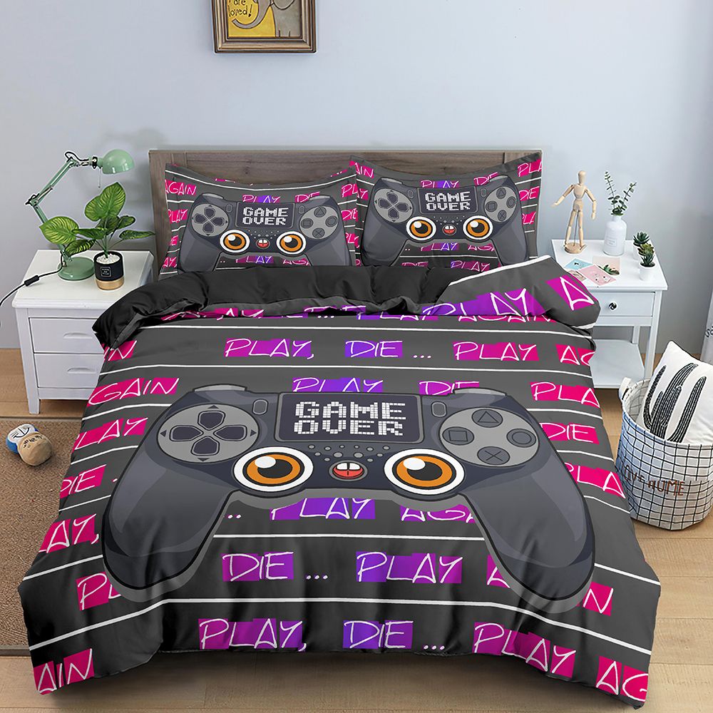 New Gamepad Bedding Set Queen Size Duvet Cover Creative