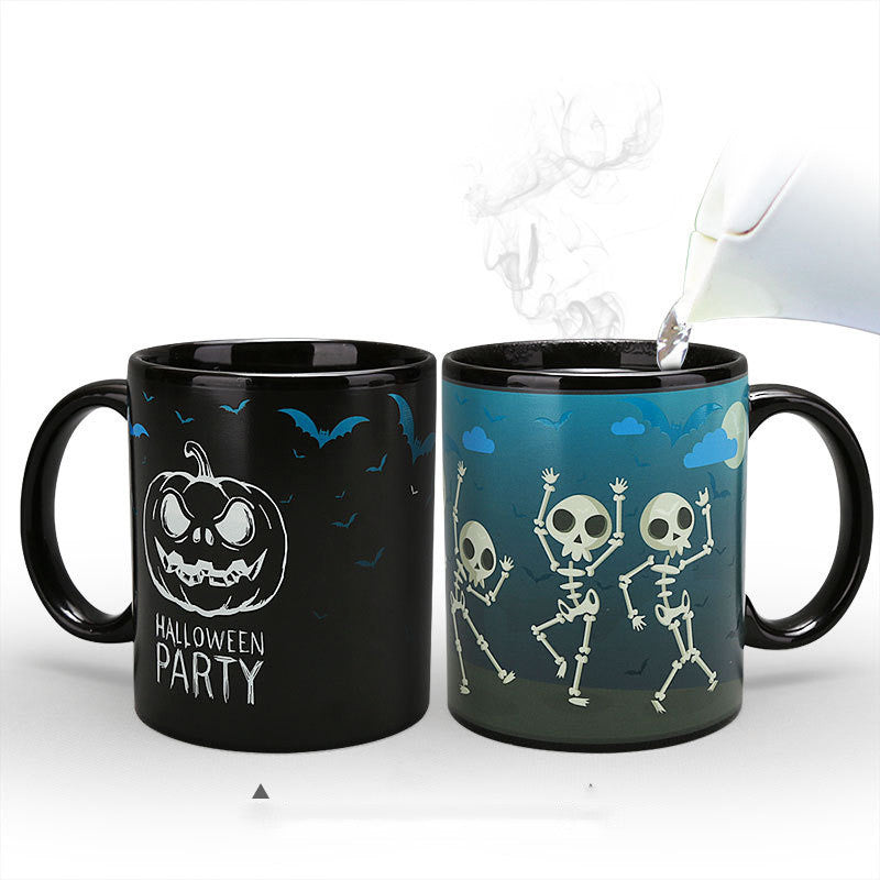 Magus Pumpkin Ghost Color Changing Mug Horror Ghost Mug