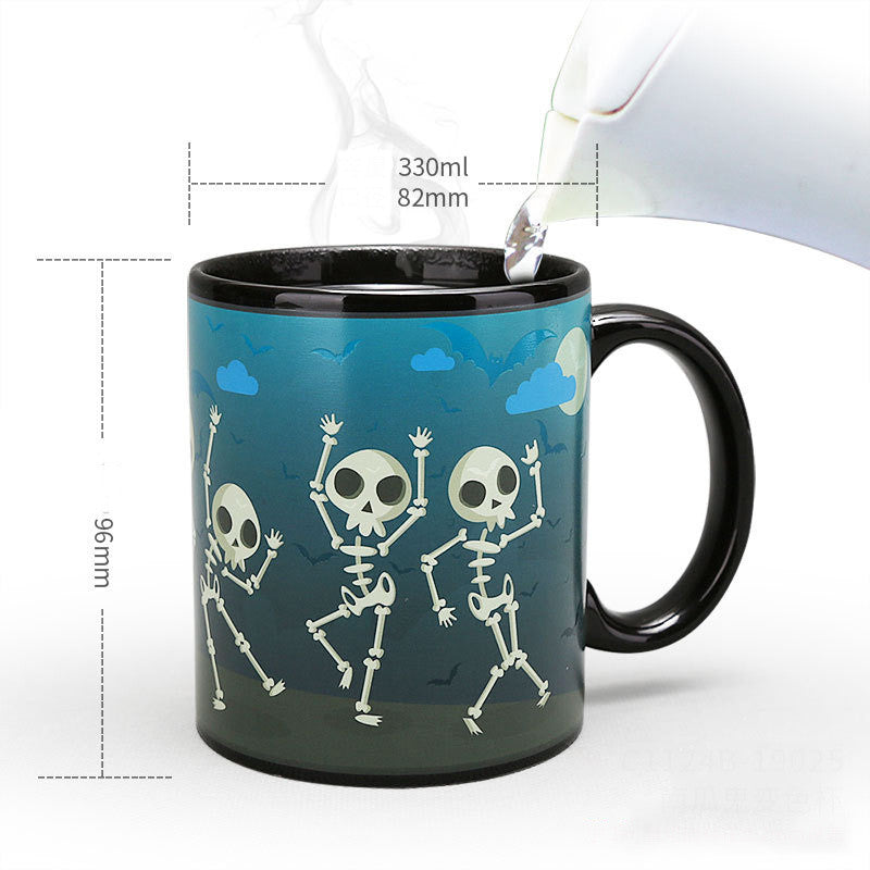 Magus Pumpkin Ghost Color Changing Mug Horror Ghost Mug