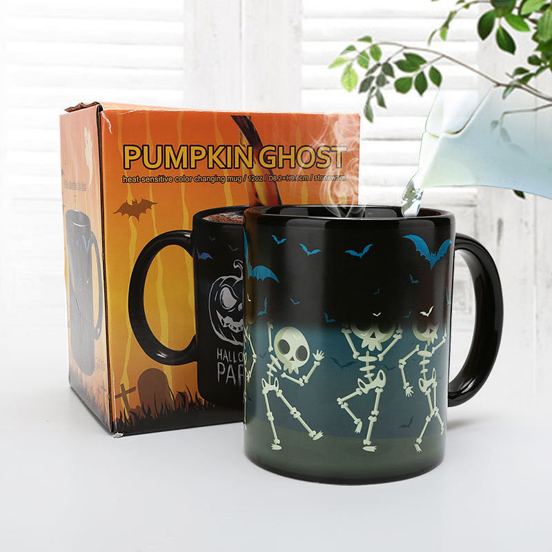 Magus Pumpkin Ghost Color Changing Mug Horror Ghost Mug