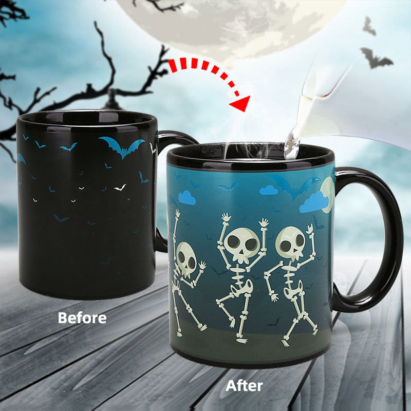 Magus Pumpkin Ghost Color Changing Mug Horror Ghost Mug