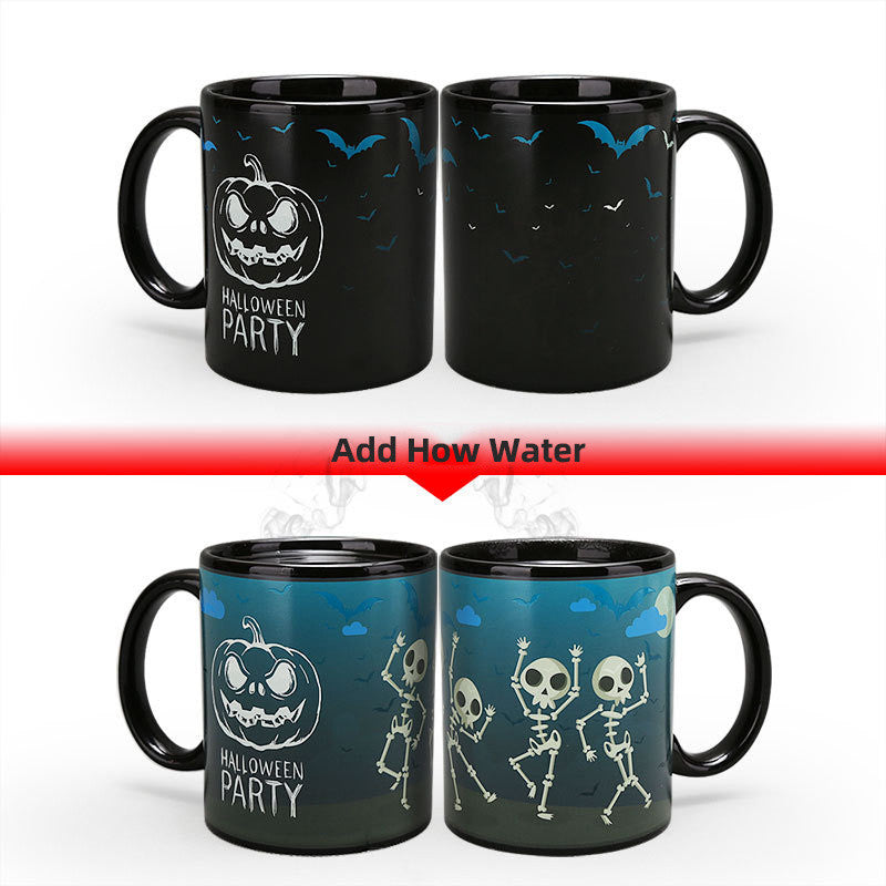 Magus Pumpkin Ghost Color Changing Mug Horror Ghost Mug