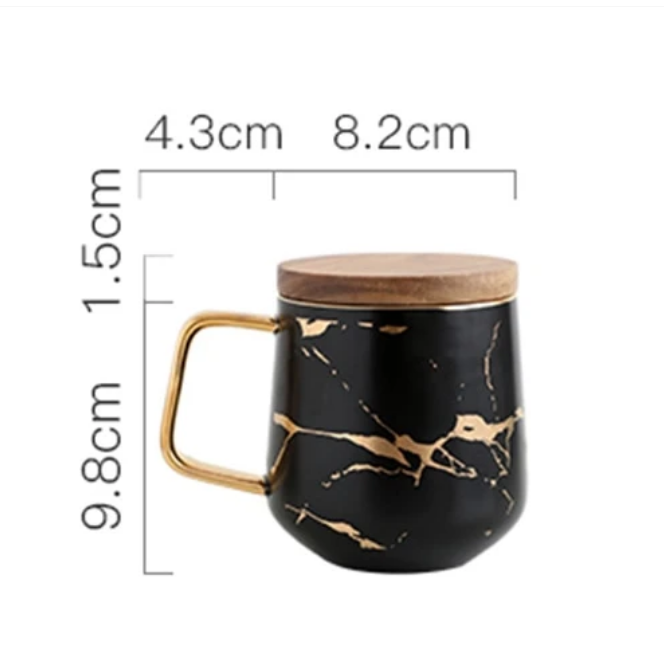 Nordic Ceramic Coffee Cup Mark Cup Marbled