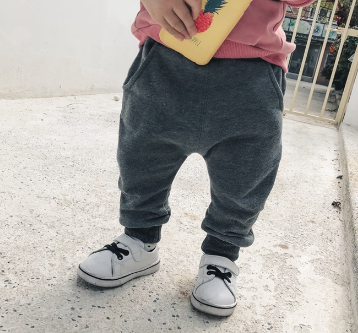 2021 boys casual pants autumn loaded Korean children's casual sweatpants baby cartoon loose trousers