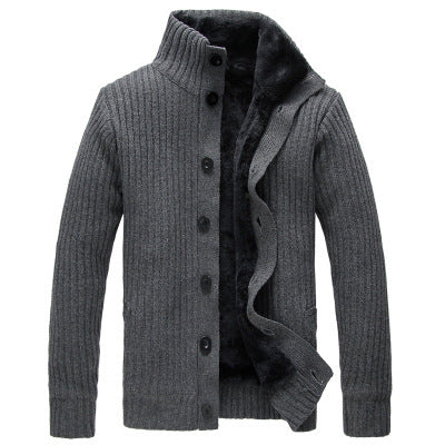 Sweater Men Coats Winter Warm Shirt Thick Jacket