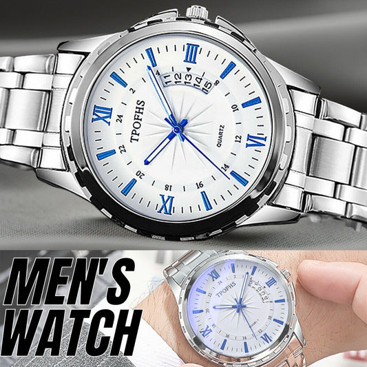 Stainless Steel Watch For MEN Classic Analog Wristwatch Fashion Classic Men Gift