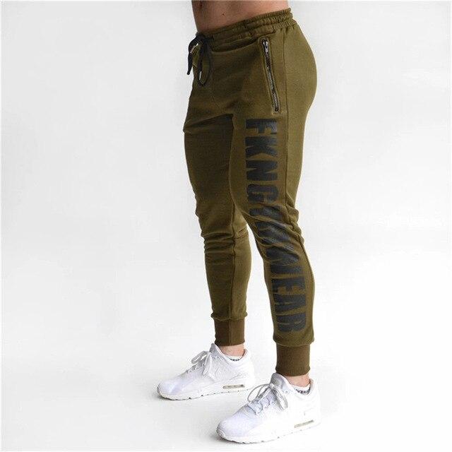 Fashion Stretch Slim Sports Casual Trousers Men