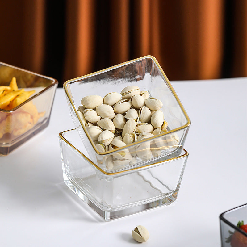 Bamboo And Wood Snack Tray Divided Snack Dried Fruit Tray