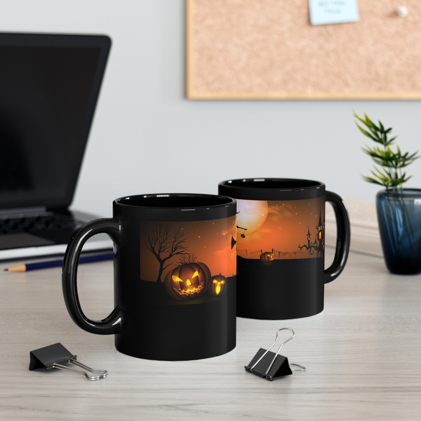 11oz Black Mug