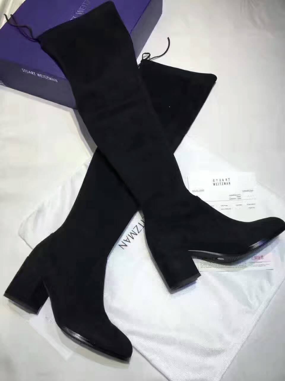 Flat flat elastic boots boots