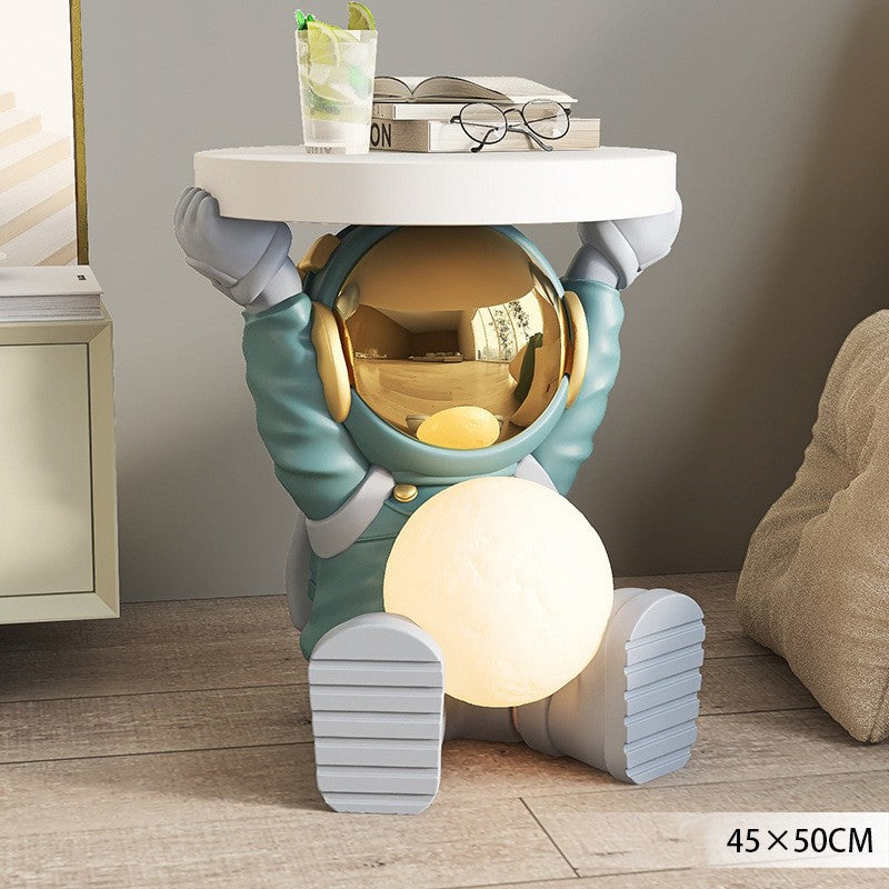 Astronaut Floor-to-ceiling Ornaments Home Accessories Living Room TV Cabinet Sofa Side Nightstand Tray Housewarming Gift